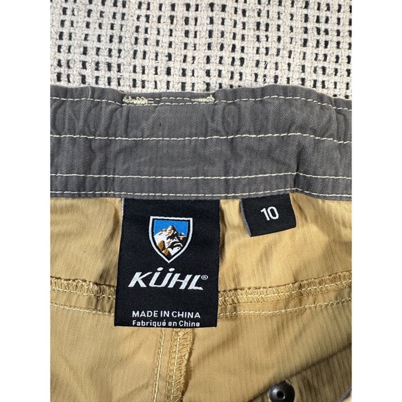 Kuhl Capri Hiking Pants Women's 10 Khaki Outdoor Adventure Stretch Performance - Picture 5 of 12